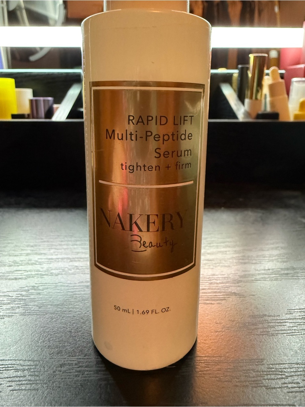 Nakery Beauty Rapid Lift Multi-Peptide Serum — Gold Tone